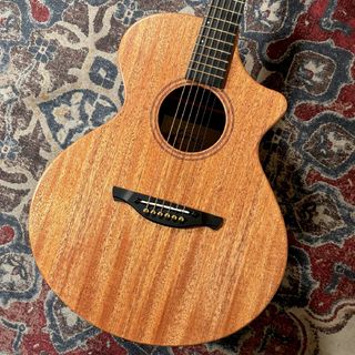 James J-300C II Satin Mahogany エレアコ 生音エフェクト トップ単板 簡単弦高調整システム チタン合金フレット