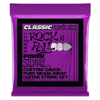 ERNIE BALL 【在庫処分超特価】 Power Slinky Classic Rock n Roll Pure Nickel Wrap Electric Guitar Strings #2250