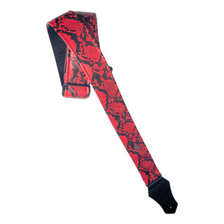 Get'm Get'm Get'm Get'm ゲットムゲットム Electric Snake Guitar Strap Red Snake ギターストラップ