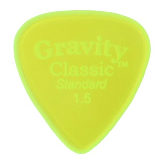 Gravity Guitar PicksClassic -Standard Master Finish- GCLS15M 1.5mm Fluorescent Green ギターピック