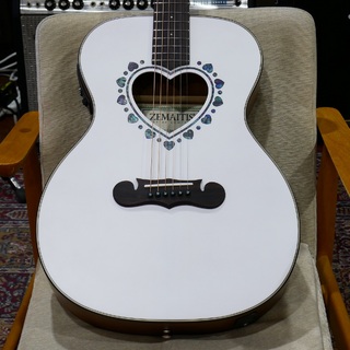 Zemaitis CAF-90H White / Abalone 【エレアコ】