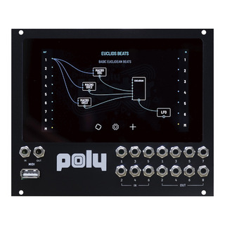 Poly Effects Hector Black モジュラーシンセサイザー