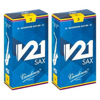 VANDOREN【2個セット】《硬さ：3》アルトサックス用リード バンドレン V21
