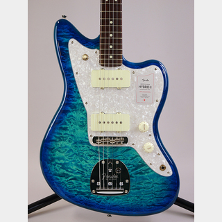 Fender 2024 Collection Made in Japan Hybrid II Jazzmaster Quilt (Aquamarine )