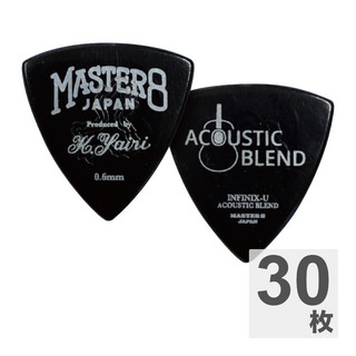 MASTER 8 JAPAN YAB-TR060 INFINIX-U ACOUSTIC BLEND Produced by K.Yairi 0.6mm ギターピック×30枚