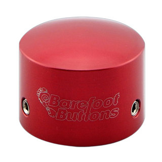 Barefoot ButtonsV1 Tallboy Red エフェクターフットスイッチボタン