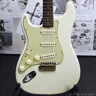 Fender Custom Shop Guitar Planet Exclusive 1960 Stratocaster Journeyman Relic Left Handed -Aged Olympic White-