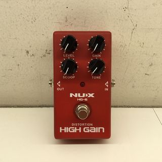 nux HG-6 High Gain Distortion 【展示B級品／保証・付属品無し】