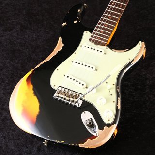 Fender Custom Shop 1960 Stratocaster Heavy Relic Aged Black over 3-Color Sunburst【御茶ノ水本店】