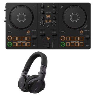 AlphaTheta DDJ-FLX2 + HDJ-CUE1 ヘッドホンSET (djay / rekordbox / Serato DJ Lite 対応DJコントローラー)(アルフ...