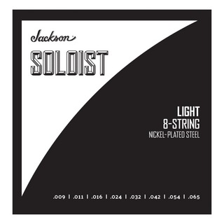 JacksonSoloist Strings 8 String Light .009-.065 8弦エレキギター弦