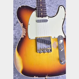 Fender Custom Shop 1960 Telecaster Heavy Relic / Super Faded Aged Chocolate 3-Color Sunburst [3.26kg]