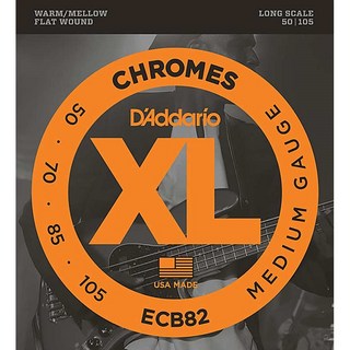 D'Addario Chromes Flat Wound ECB82