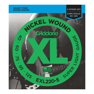D'Addarioダダリオ EXL220-5 5-String/Long 5弦用エレキベース弦