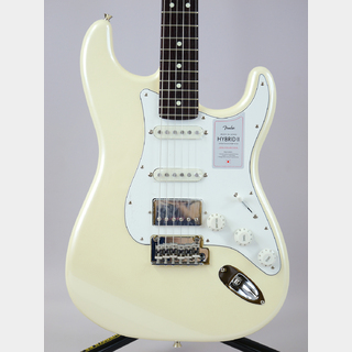Fender2024 Collection Made in Japan Hybrid II Stratocaster HSS (Olympic Pearl)