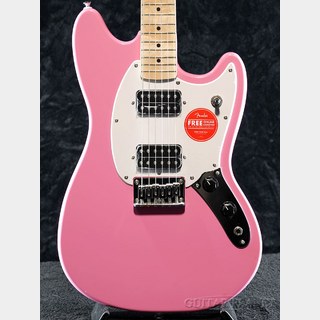 Squier by Fender 《未展示品!!》Sonic Mustang HH -Flash Pink-【薄く軽量なボディ!!】