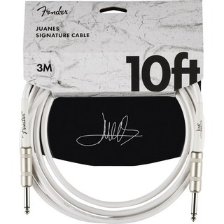 FenderJUANES 10' INSTRUMENT CABLE(LUNA WHITE)(#0990810223)