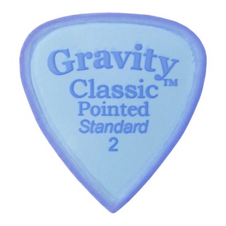 Gravity Guitar PicksClassic Pointed -Standard Master Finish- GCPS2M 2.0mm Blue ギターピック