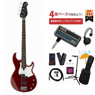 YAMAHA BB234 ラズベリーレッド(RBR) BB200 Series Broad Bass VOXヘッドホンアンプ付属エレキベース初心者セットR