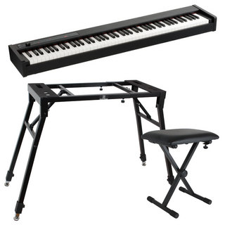 KORG コルグ D1 DIGITAL PIANO 電子ピアノ 4本脚スタンド X型ベンチ付きセット