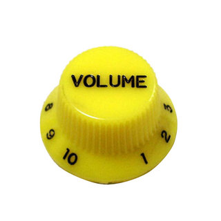 MontreuxStrat Volume Knob Metric Yellow No.8789 ギターパーツ