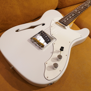 Fender Made in Japan Limited Kusumi Color Telecaster Thinline, Rosewood Fingerboard, Kusumi White