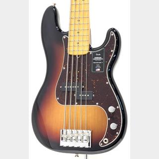 Fender American Professional Precision Bass V, Maple Fingerboard, 3-Color Sunburst