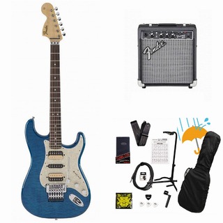 Fender Michiya Haruhata Stratocaster Caribbean Blue Trans 春畑道哉モデル Fender 10Wアンプ付属エレキギター初