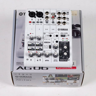 YAMAHA 【中古】 ミキサー ヤマハ YAMAHA AG06 W ライブストリーミングミキサー ホワイト
