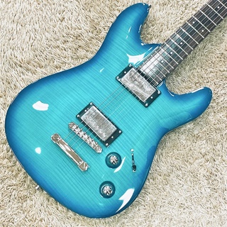 Framus D-Series Diablo Supreme Bleached Ocean Blue Burst Transparent High Polish