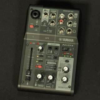 YAMAHA AG03MK2 Live Streaming Mixer Black【福岡パルコ店】