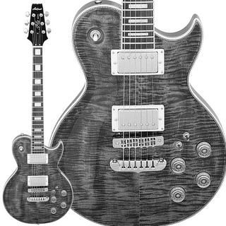 Aria Pro II PE-700 SBK (See-through Black) エレキギター フレイムメイプル ギグバッグ付属
