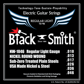 Black Smith Nickel Round Wound NW-1046 Regular Light 10-46 エレキギター弦【福岡パルコ店】