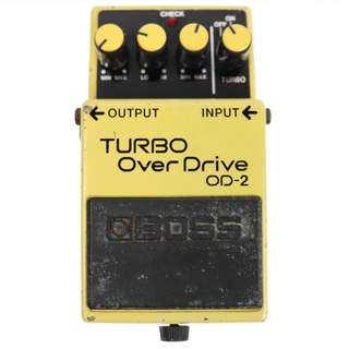 BOSS 【中古】ターボオーバードライブ エフェクター BOSS OD-2 TURBO OverDrive ボス ギターエフェクター
