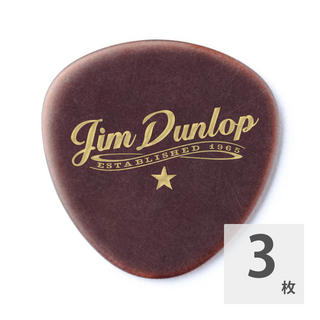 Jim Dunlop 494P101 Americana Round Triangle 1.5mm ギターピック 3枚入り