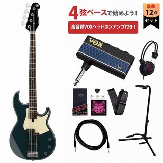 YAMAHA BB434 ティールブルー(TB) BB400 Series Broad Bass ヤマハ エレキベース VOXヘッドホンアンプ(Amplug Bass