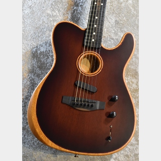 Fender AMERICAN ACOUSTASONIC TELECASTER All-Mahogany Bourbon Burst #US232759A【軽量2.21kg!】