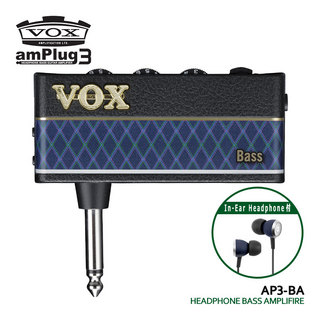 VOX ヘッドホンアンプ amPlug3 Bass ヘッドホンセット アンプラグ AP3-BA