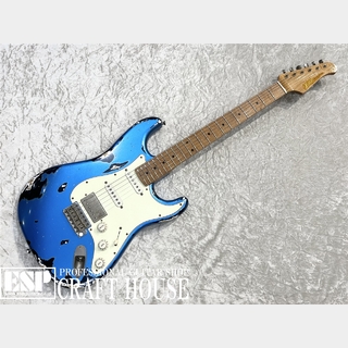 Xotic XSC-2 / Lake Placid Blue over Mercedes Blue Heavy Aged (Lacquer)