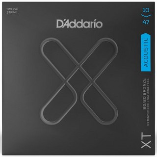 D'Addario XT 80/20 BRONZE [XTABR1047-12 12-String Light]