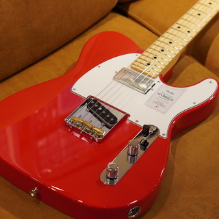 Fender2024 collection Made in Japan Hybrid II Telecaster SH, Maple Fingerboard, Modena Red
