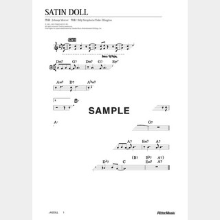 楽譜 Satin Doll