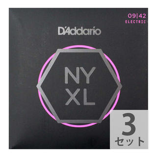 D'Addario ダダリオ NYXL0942 ×3SET エレキギター弦