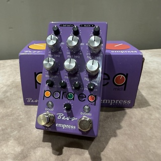 empress ParaEq with boost ギターベース両用 パライコ Empress Effects | Bass ParaEQ 製品情報