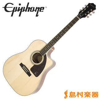EpiphoneAJ-220SCE NT(ナチュラル) エレアコギター トップ単板