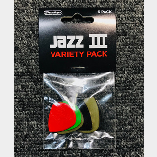 Jim Dunlop VARIETY PACK JAZZ III PVP103 【6枚入り】【Webショップ限定】