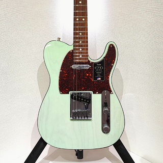 Fender American Ultra Luxe Telecaster Rosewood Fingerboard Transparent Surf Green
