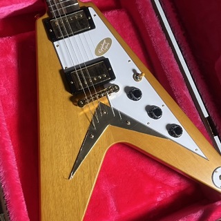 Epiphone Korina Flying V【現物画像】Aged Natural　Weight:2.53Kg