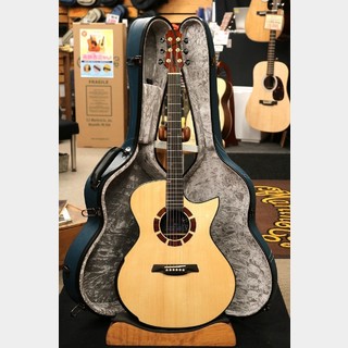 ￼豪華装飾　インレイ　アコースティックギター 希少Cocobolo（ココボロ）材 豪華装飾 インレイ アコースティックギター 希少Cocobolo（ココボロ