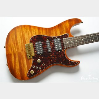 TOM ANDERSON Drop Top Classic - Figured Koa Top, Honey Shaded Edge with Binding